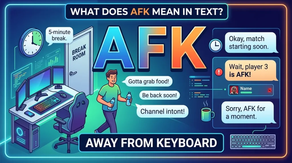 What Does AFK Mean in Text