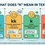 What Does K Mean in Text