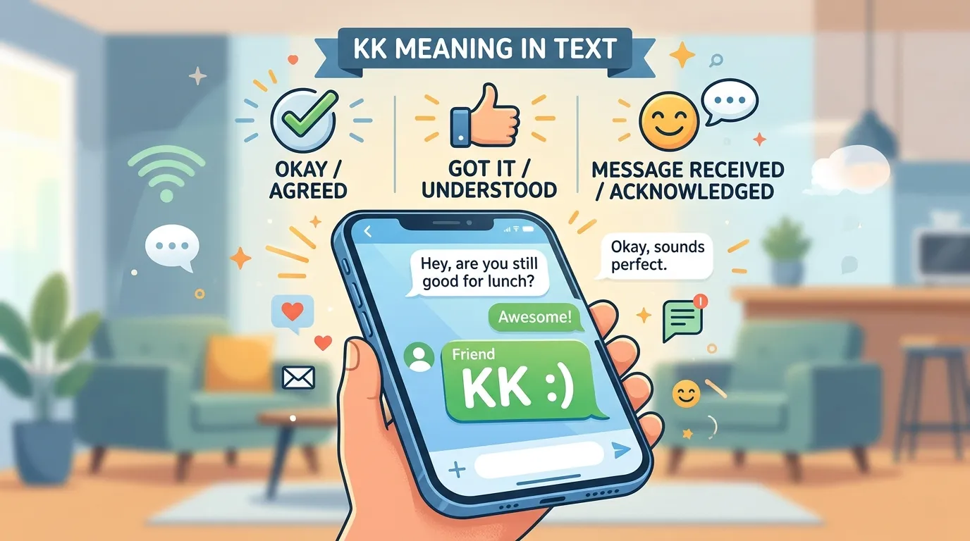 What Does KK Mean in a Text
