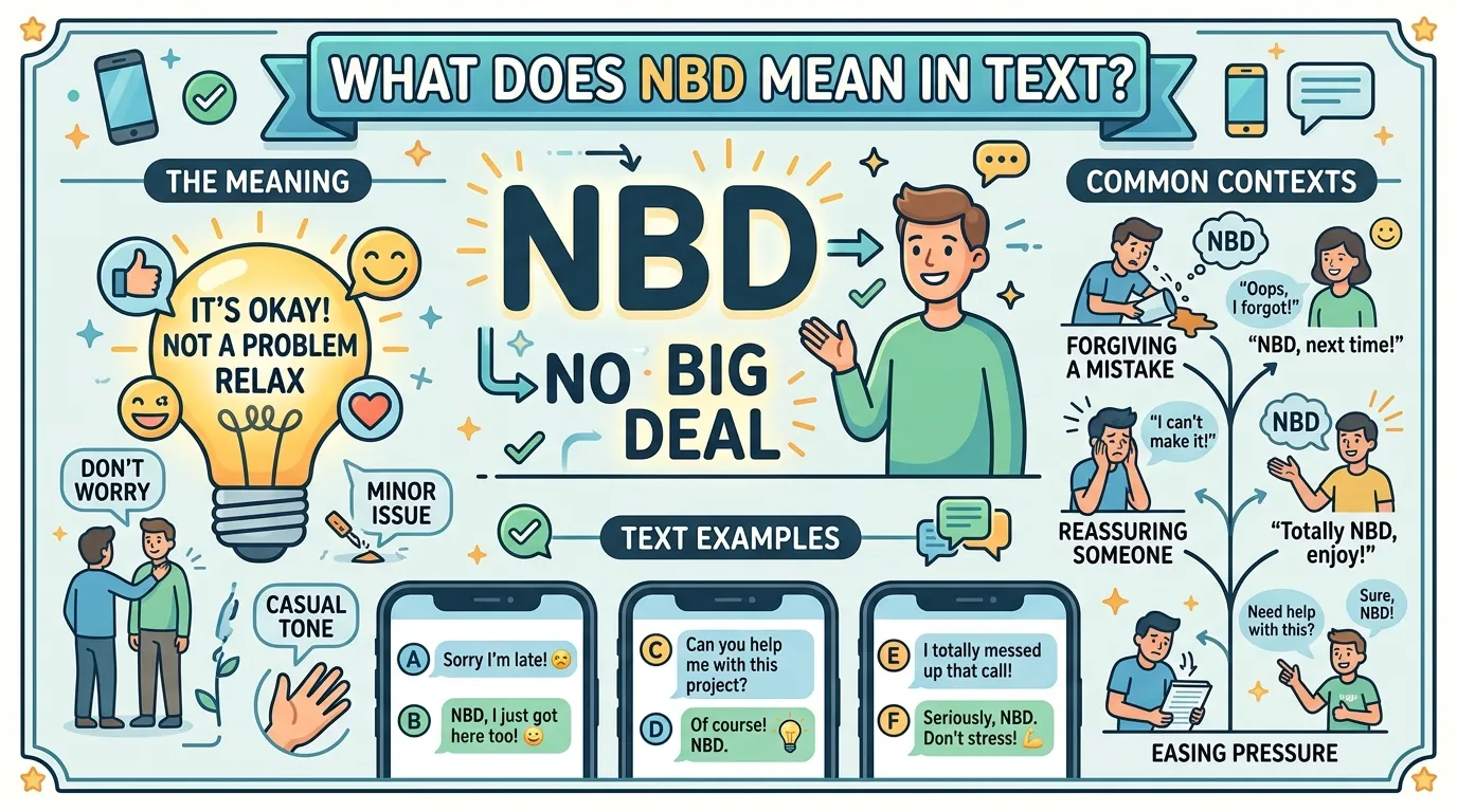 What Does NBD Mean in Text