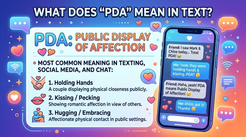 What Does PDA Mean in Text