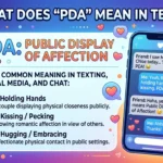 What Does PDA Mean in Text