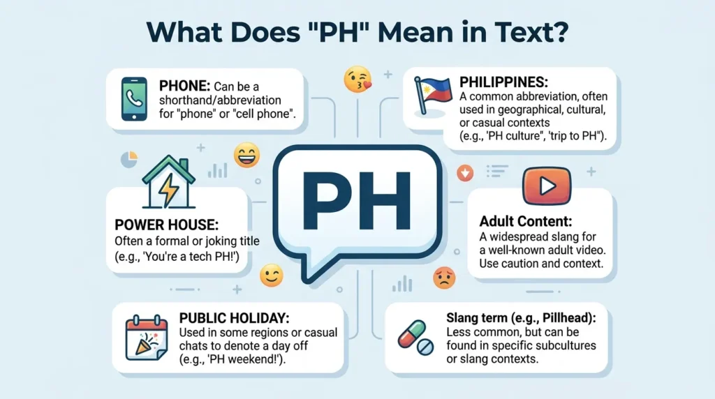 What Does PH Mean in Text