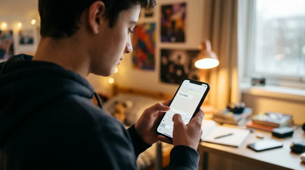 What Does TS PMO Mean in Text