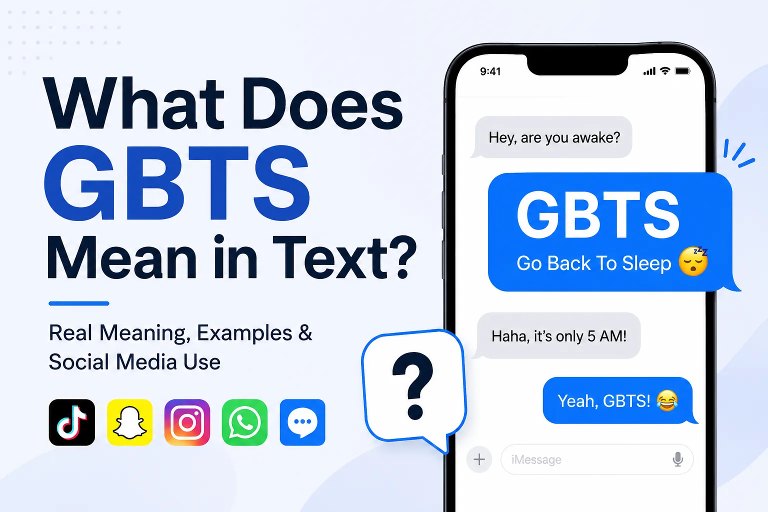 What Does GBTS Mean in Text?